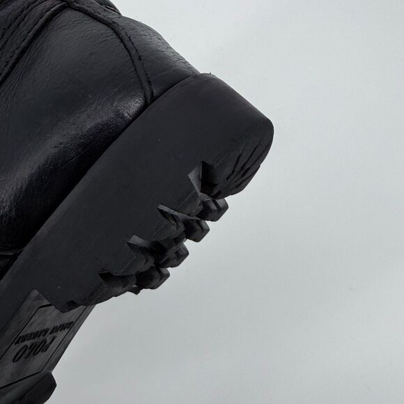 Polo Ralph Lauren Ranger Leather Buckle Boots Black Size 8 main image 8